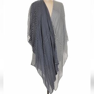 Lands' End One Size Lightweight  Wrap Kimono EUC